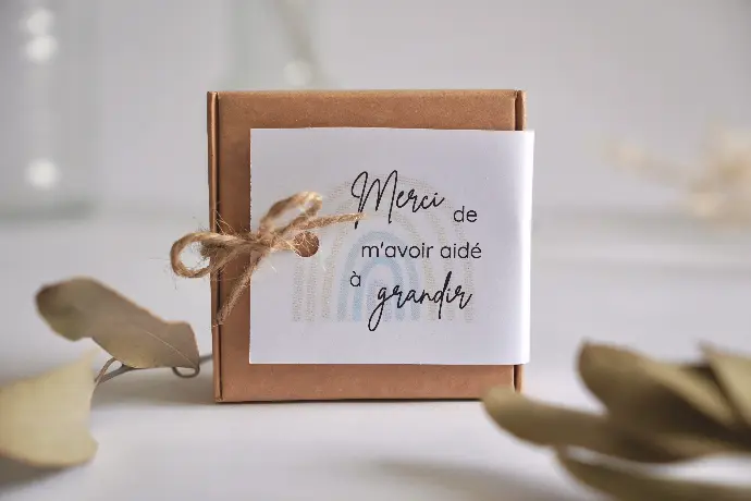 "MERCI DE M'AVOIR AIDÉ À GRANDIR" - SAVON SOLIDE SURGRAS