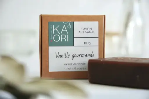SAVON SOLIDE VANILLE GOURMANDE 5% SURGRAS