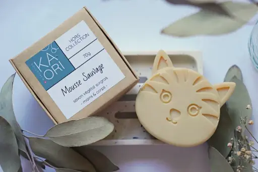 SAVON SOLIDE MOUSSE SAUVAGE - CHAT